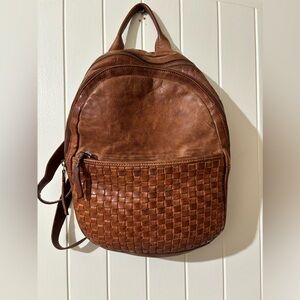 ViLenca Holland Cognac Leather Backpack